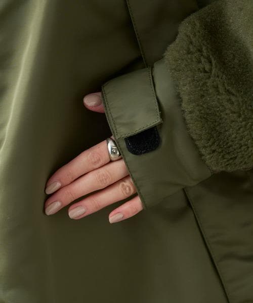 美品 etsinta エシンタ モンスター中綿オーバーコート M