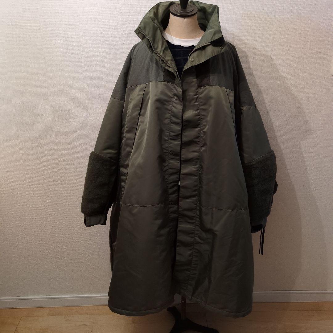 美品 etsinta エシンタ モンスター中綿オーバーコート M