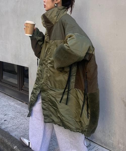 美品 etsinta エシンタ モンスター中綿オーバーコート M