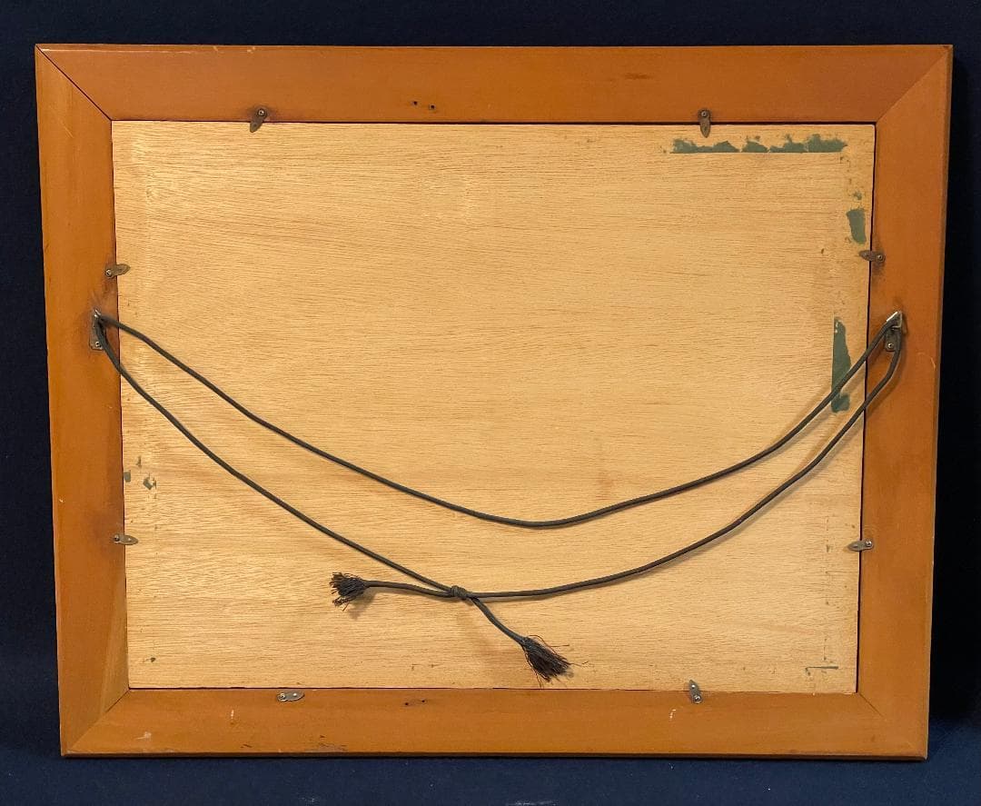 キ*ゴ様 「真作」林朝路「道」風景画　油彩画　額装　サイン有り　P8号