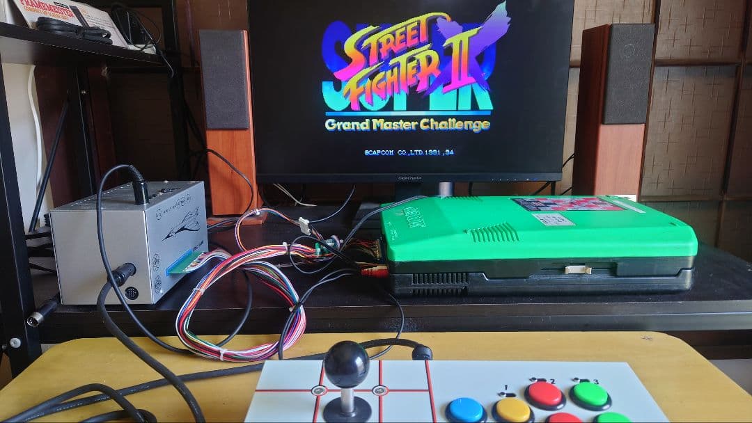 【中古ＣＰＳ２マザボ、取扱説明書付き】 スーパーストリートファイター２Ｘ基板