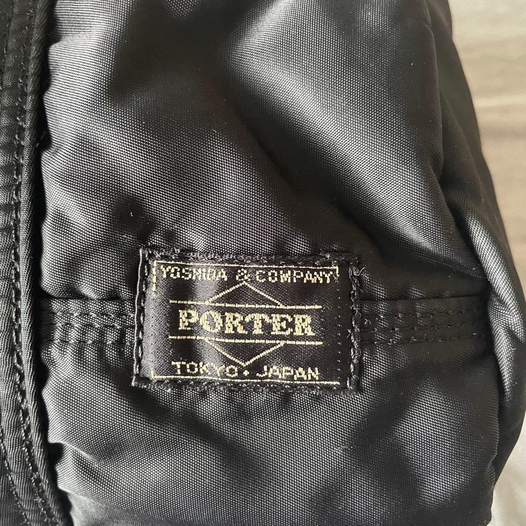 【使用感少】廃盤品 PORTER TANKER ミニボストンバッグ ドラム型 黒
