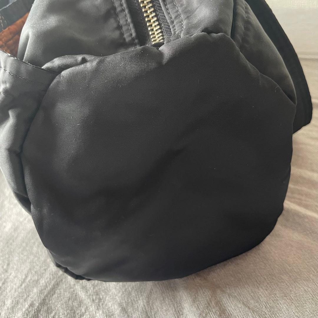 【使用感少】廃盤品 PORTER TANKER ミニボストンバッグ ドラム型 黒