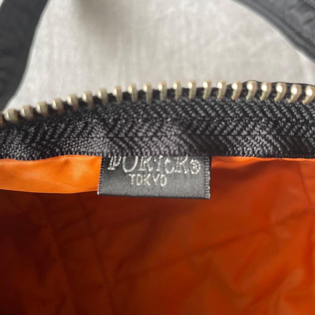 【使用感少】廃盤品 PORTER TANKER ミニボストンバッグ ドラム型 黒