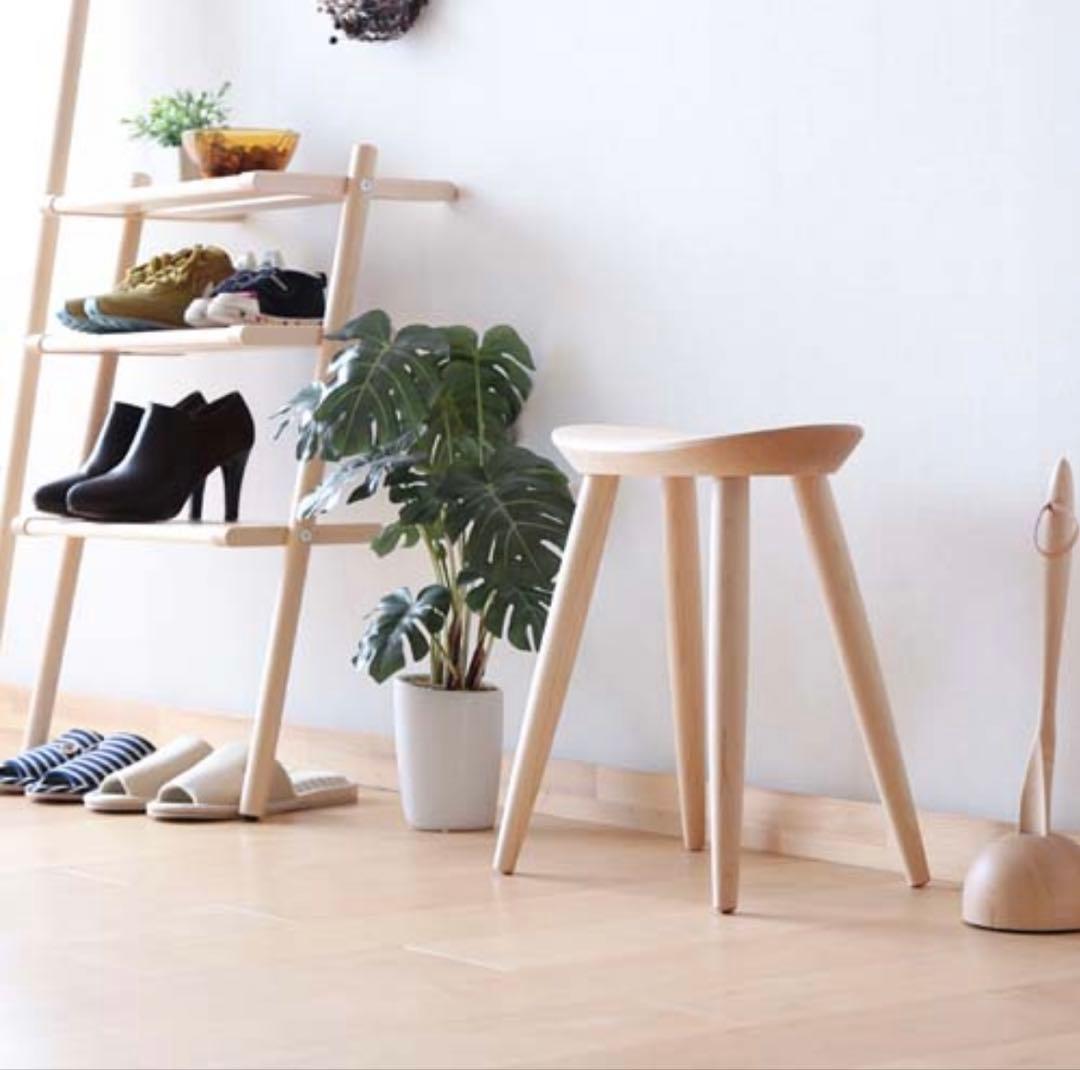 コサイン/cosine メープル材のエントランススツール