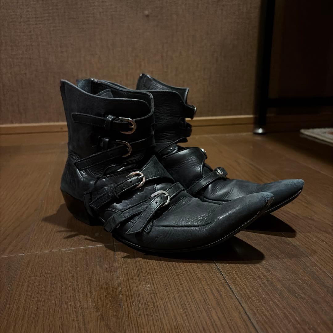 靴 tornado mart Quattro Monk Strap Boots M