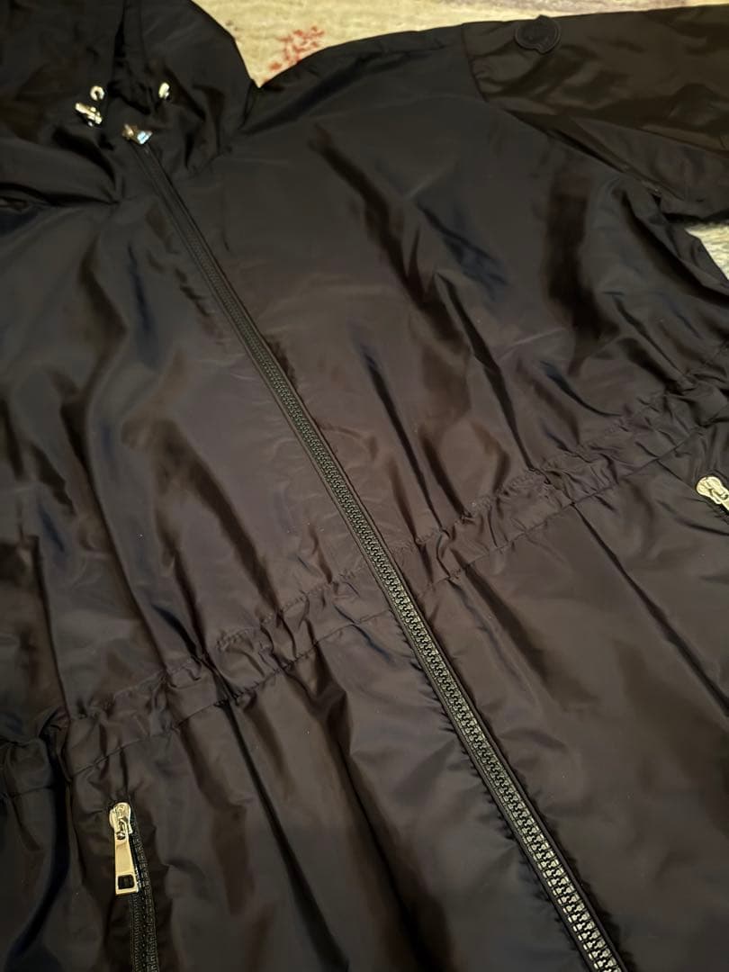 お値段変更！！MONCLER WETE GIUBBOTTO ナイロン黒コート