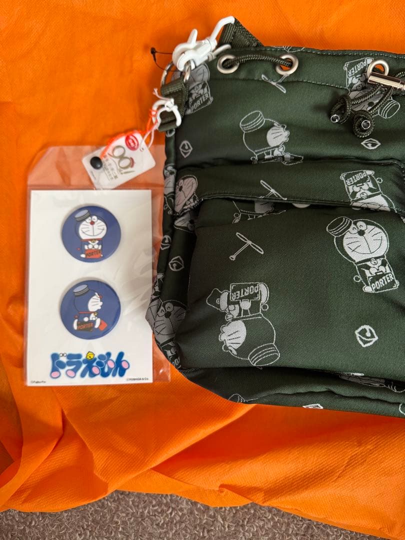 ふふふさん専用　新品未使用品　ポーター　ドラえもん　ツールバック　オリーブカラー