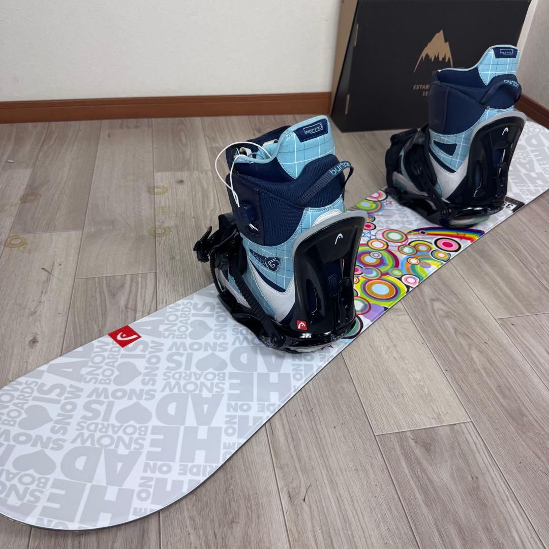 専用HEAD x Burton スノーボードセット 139cm バートン24cm