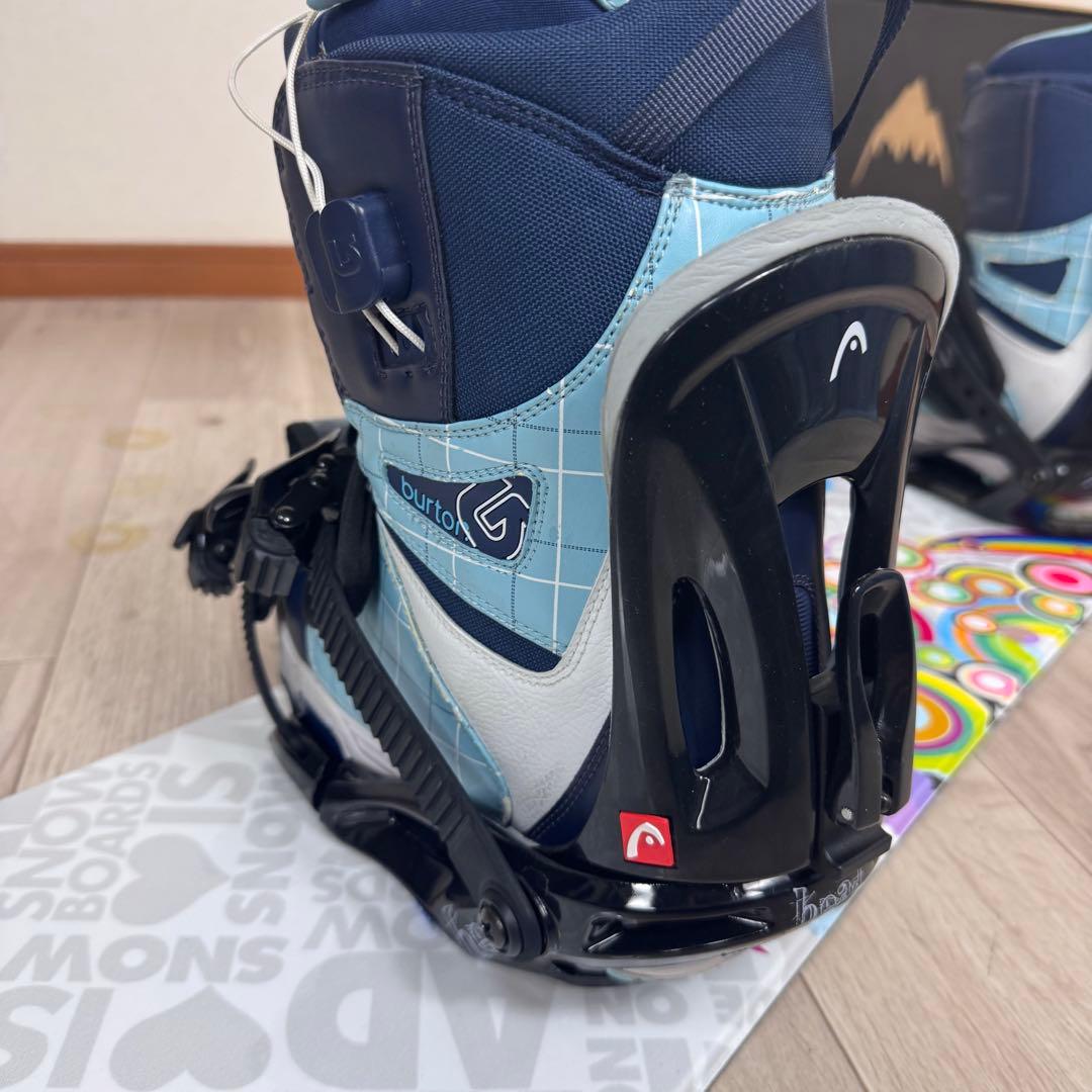 専用HEAD x Burton スノーボードセット 139cm バートン24cm