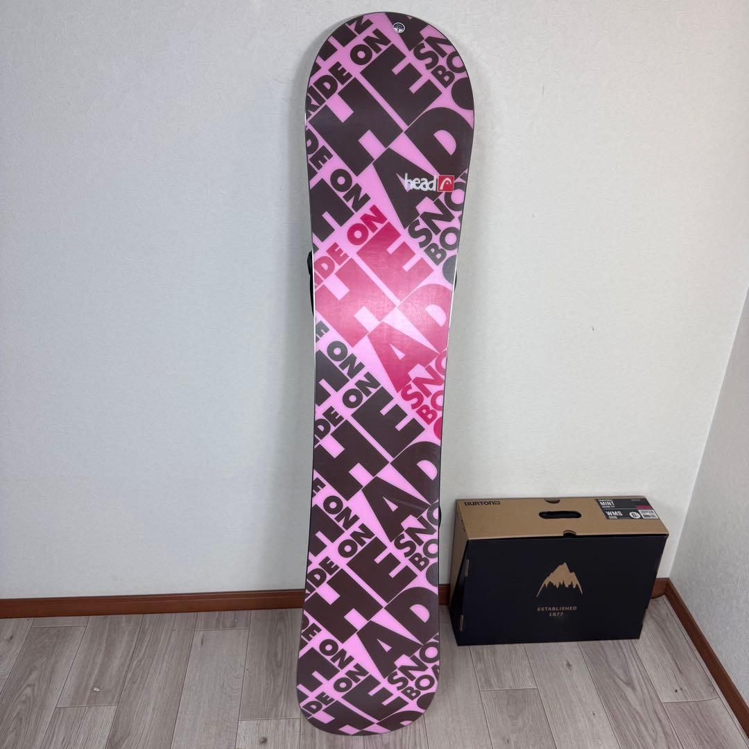 専用HEAD x Burton スノーボードセット 139cm バートン24cm