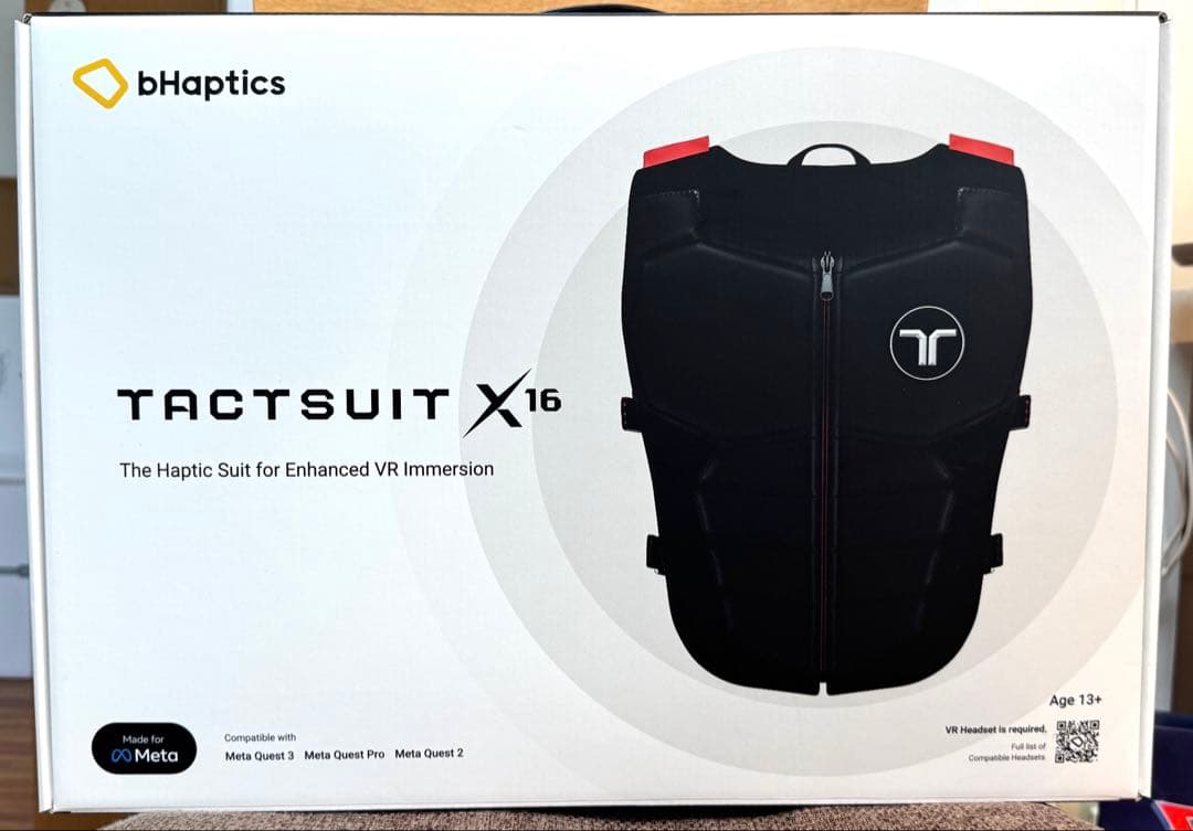 ほぼ未使用bHaptics TactSuit X16 ハプティックスーツ軽量