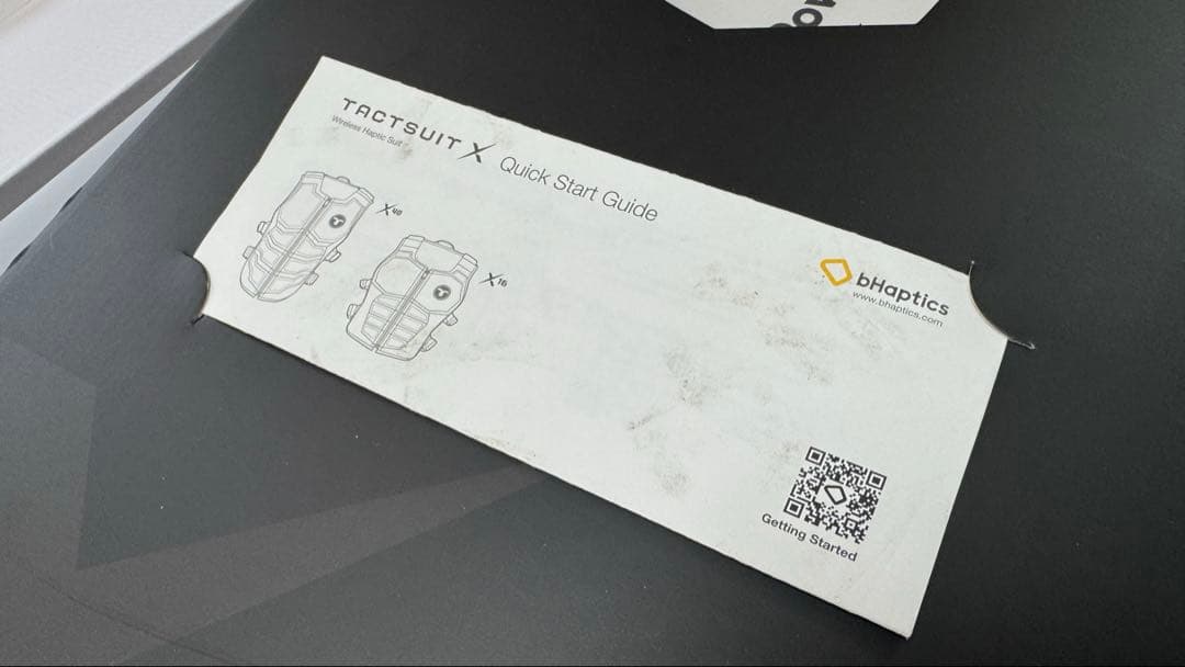 ほぼ未使用bHaptics TactSuit X16 ハプティックスーツ軽量