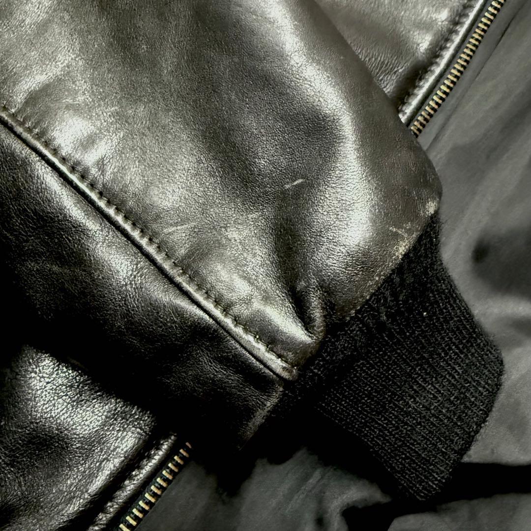 【牛革】SCHOTT レザー MA-1 ジャケット