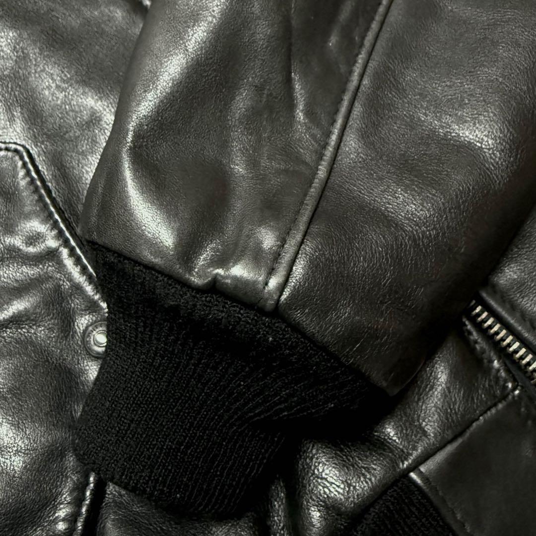 【牛革】SCHOTT レザー MA-1 ジャケット