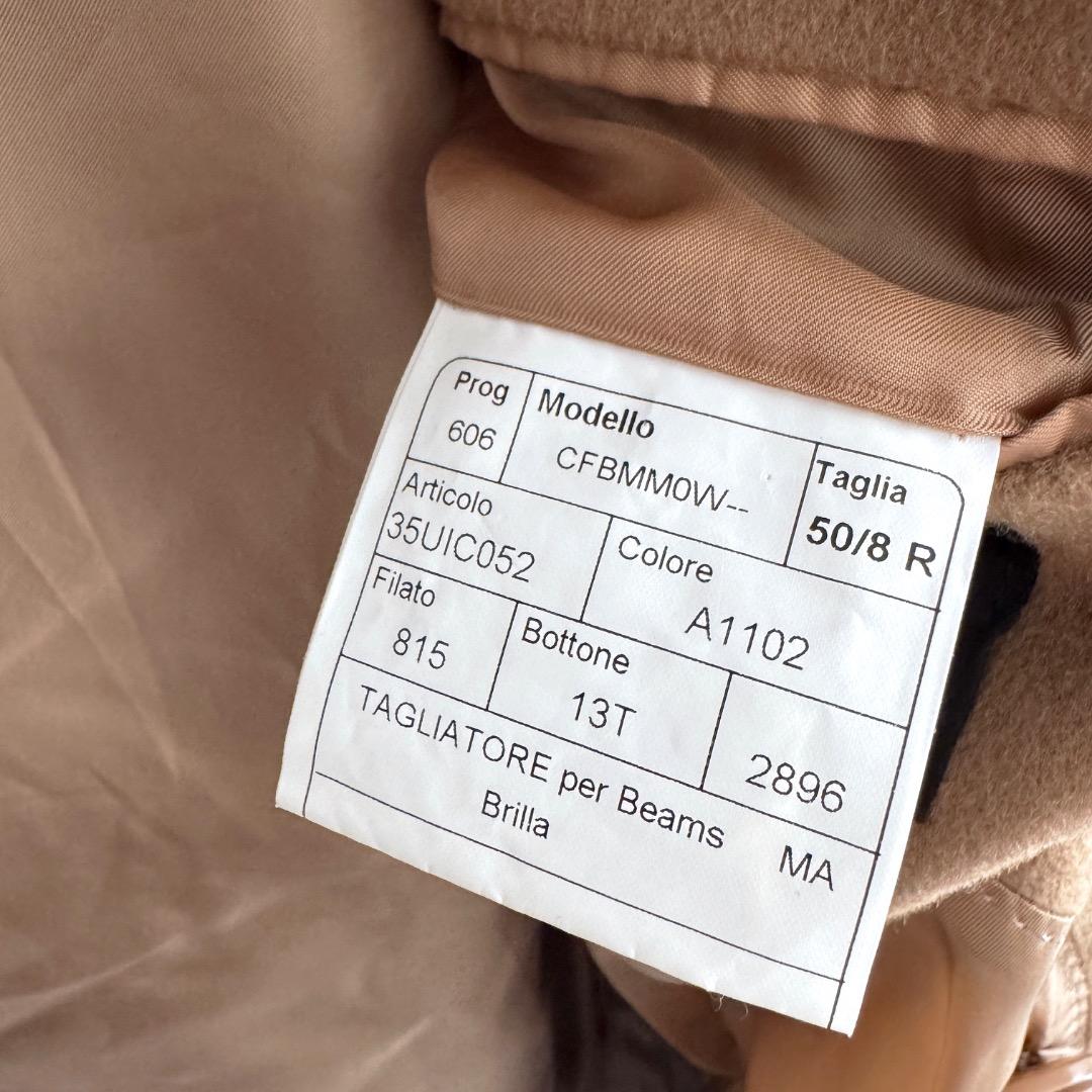 カシミヤ100% TAGLIATORE Brilla別注 ダブルチェスターコート