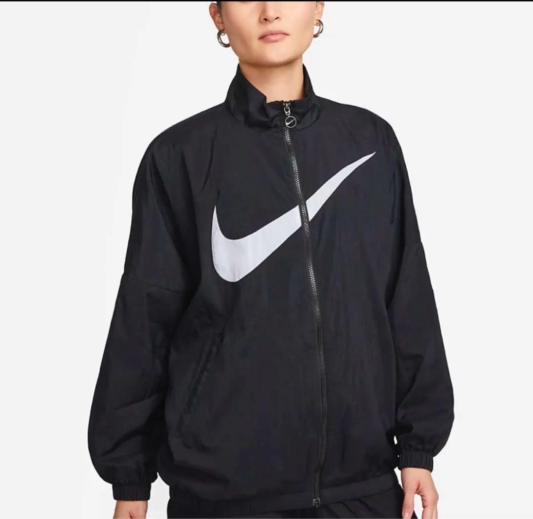 ナイキ　レディース　ウィンドブレーカー　上下セットアップ　ブラック　黒　 XL