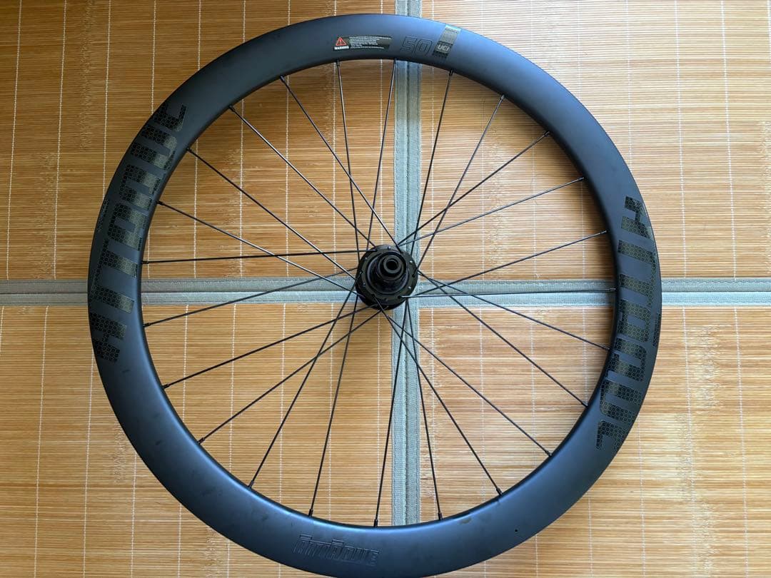 新品:グストGUSTO アタッキ カーボンホイール　50mmハイト