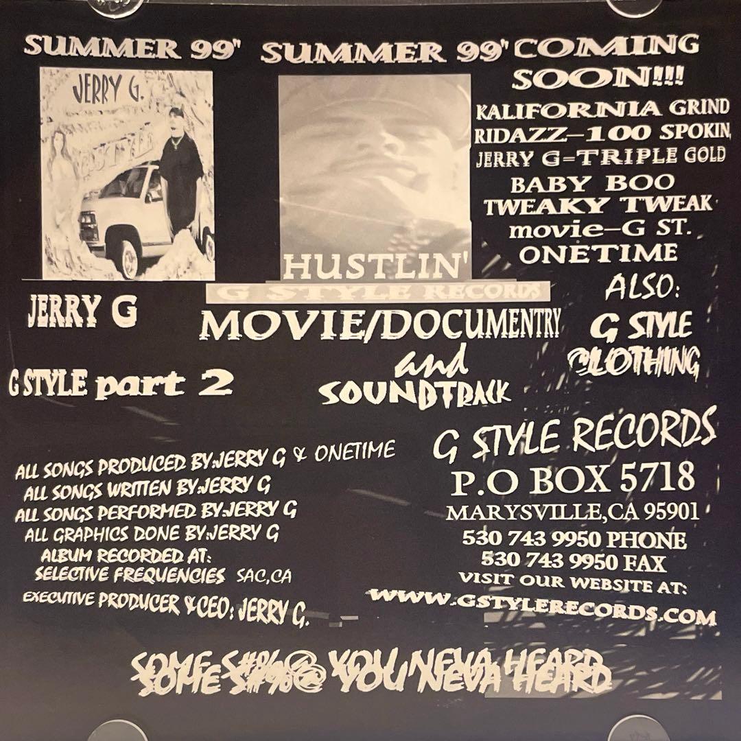 【G-RAP】 JERRY G - G-STYLE