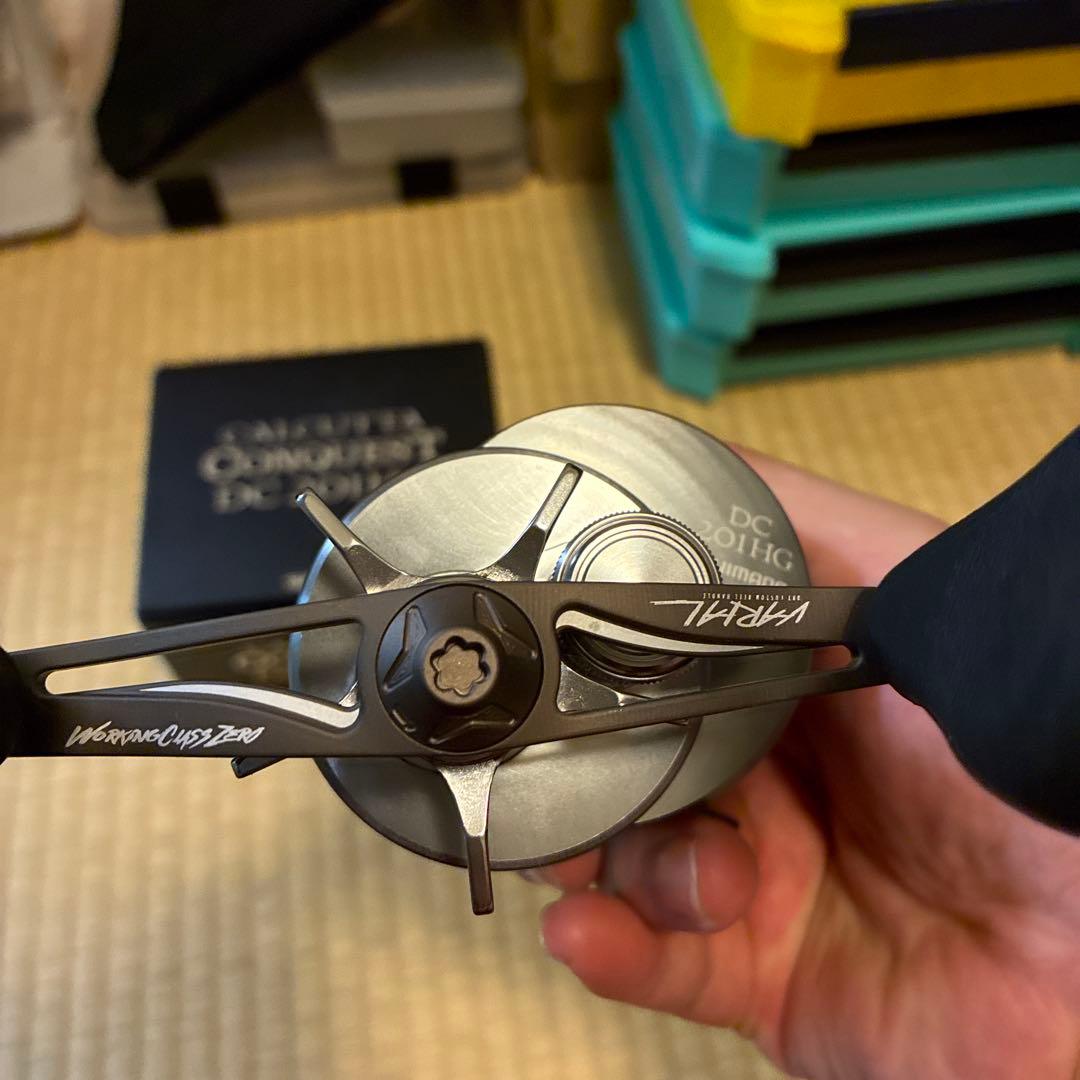 シマノ　カルカッタコンクエストＤＣ201HG +wcz×DRT バリアル100