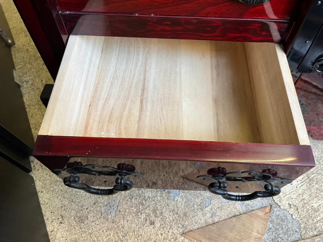 船箪笥 アンティーク家具 キャスター付き 収納家具 和風家具 中古品