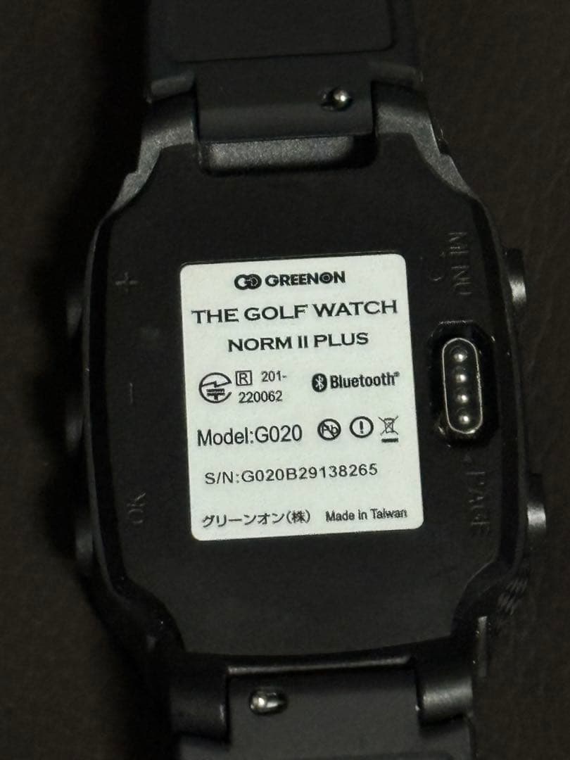 超美品！ザ・ゴルフウォッチ　ノルムⅡプラス　ブラック