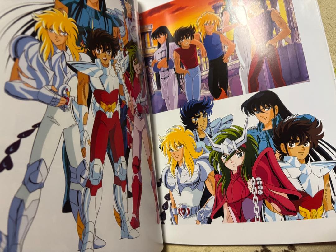 聖闘士星矢 荒木伸吾&姫野美智 illustrations 光 イラスト集 初版