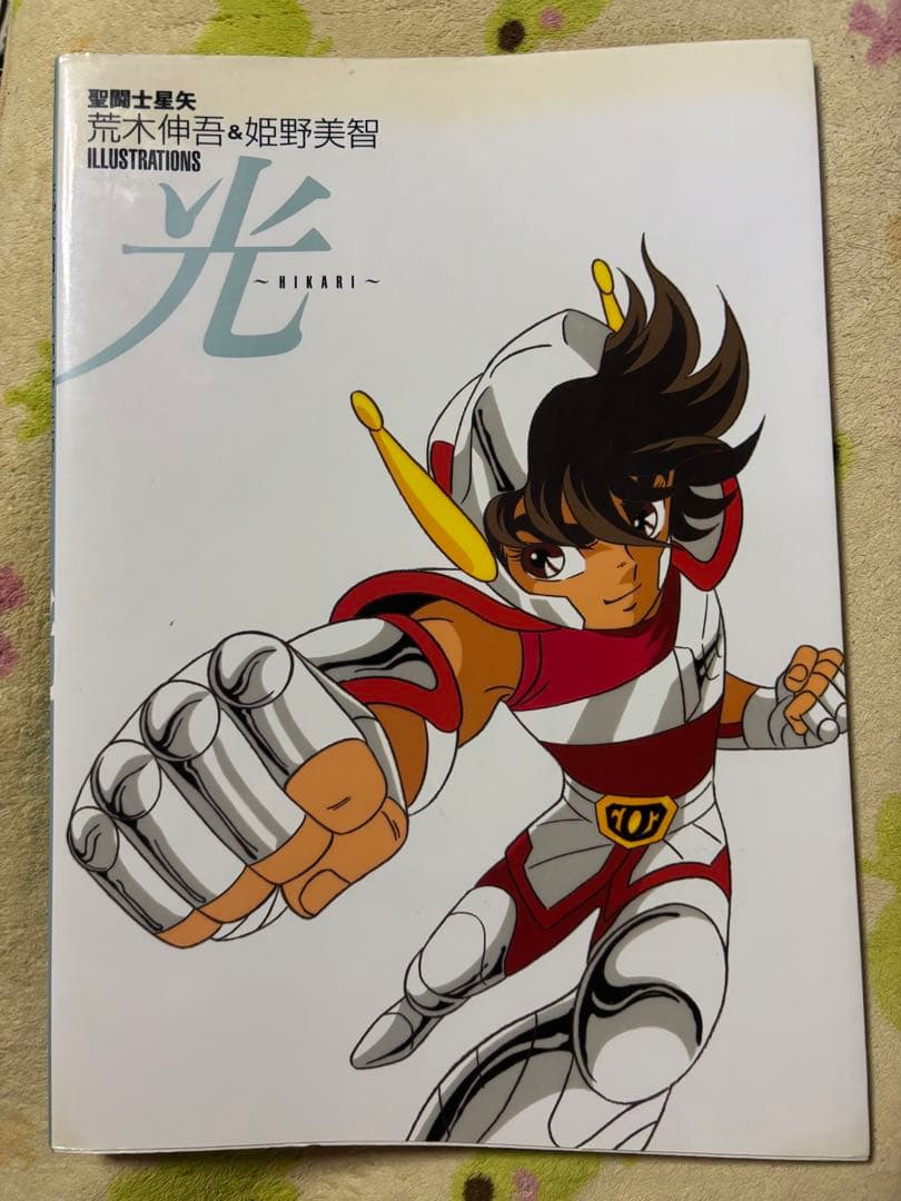 聖闘士星矢 荒木伸吾&姫野美智 illustrations 光 イラスト集 初版