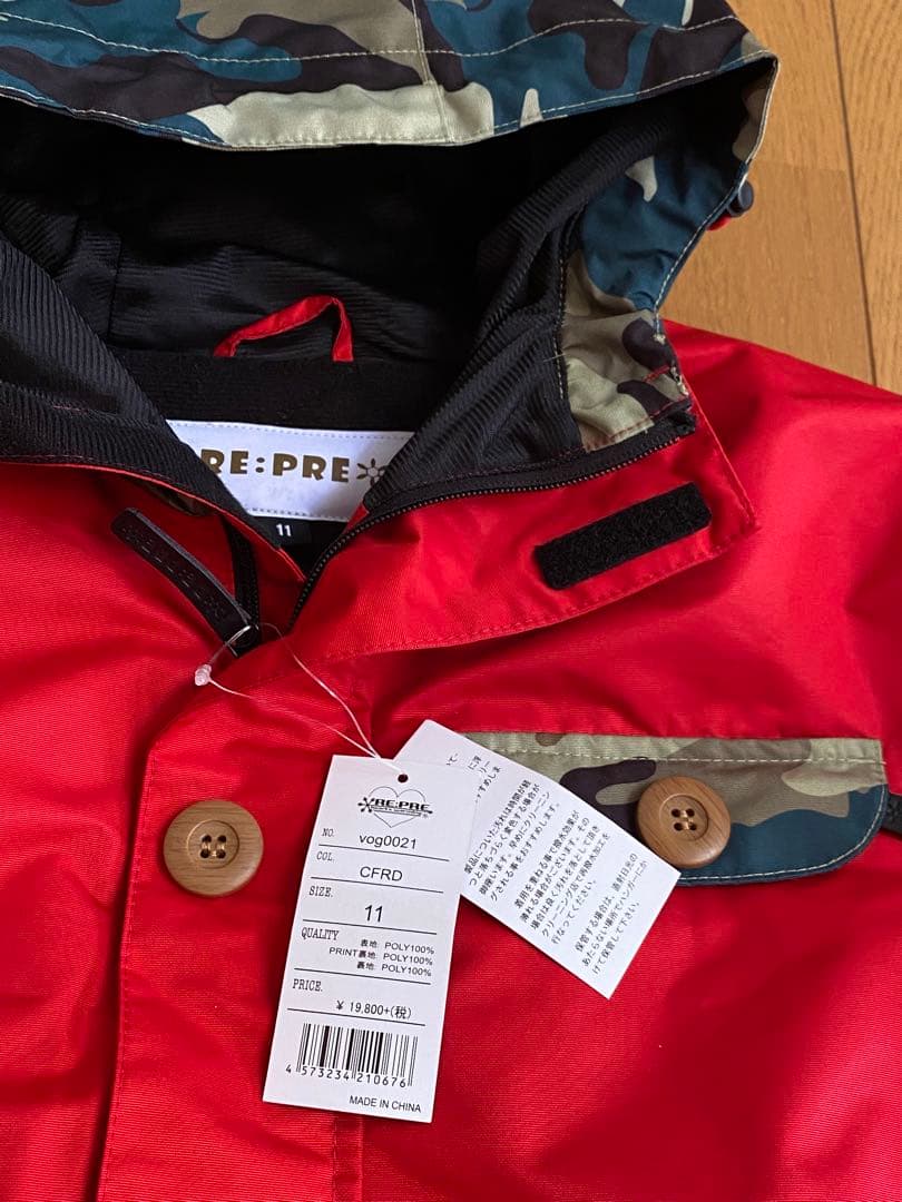 【新品】RE:PRE リプリ　スノーボードウェア　スノボ　11号　Ｌ