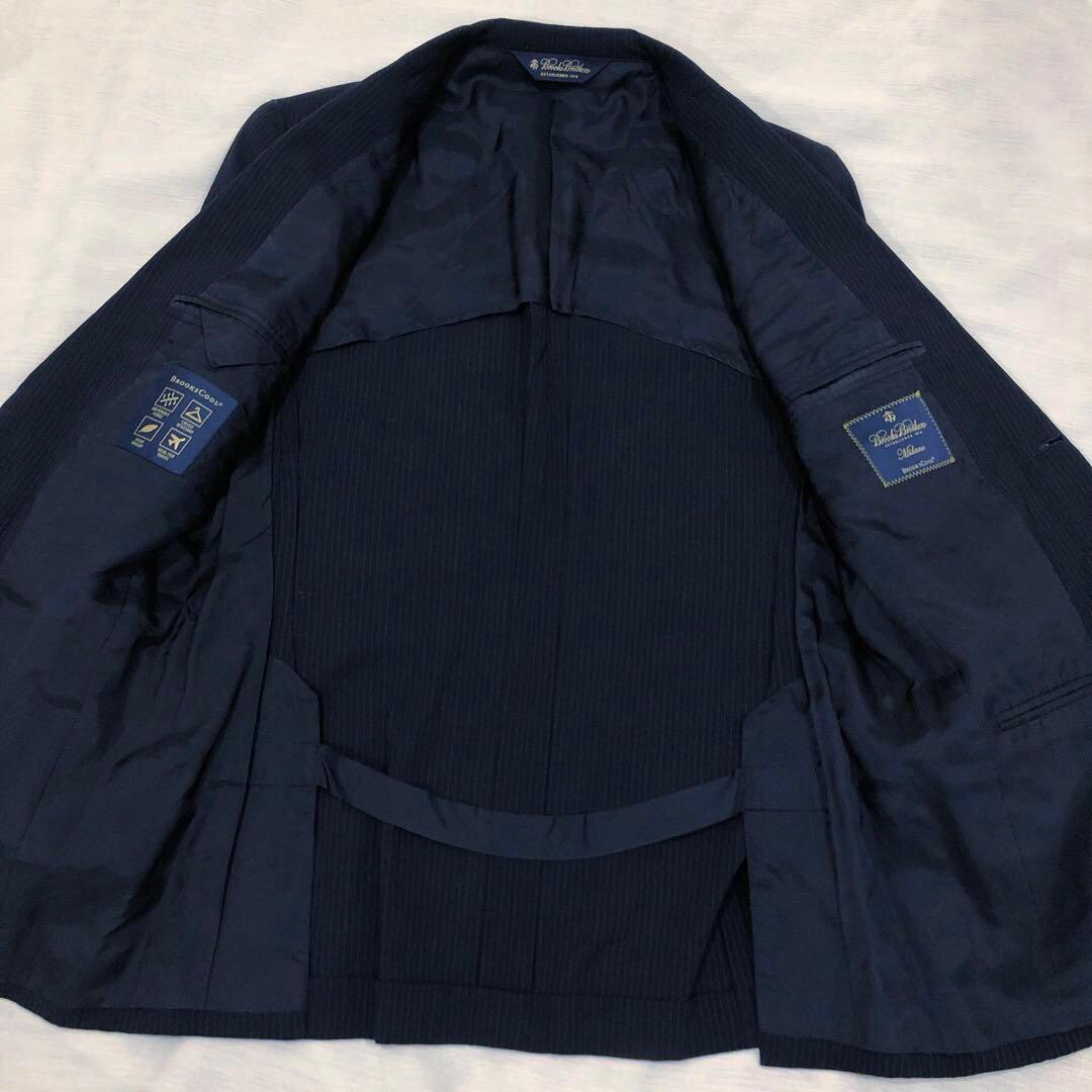 BROOKS BROTHERS MILANO セットアップ スーツ 濃紺 M