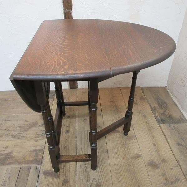 イギリス アンティーク 家具 ゲートレッグテーブル ダイニング 英国 6069e