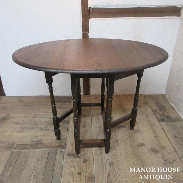 イギリス アンティーク 家具 ゲートレッグテーブル ダイニング 英国 6069e