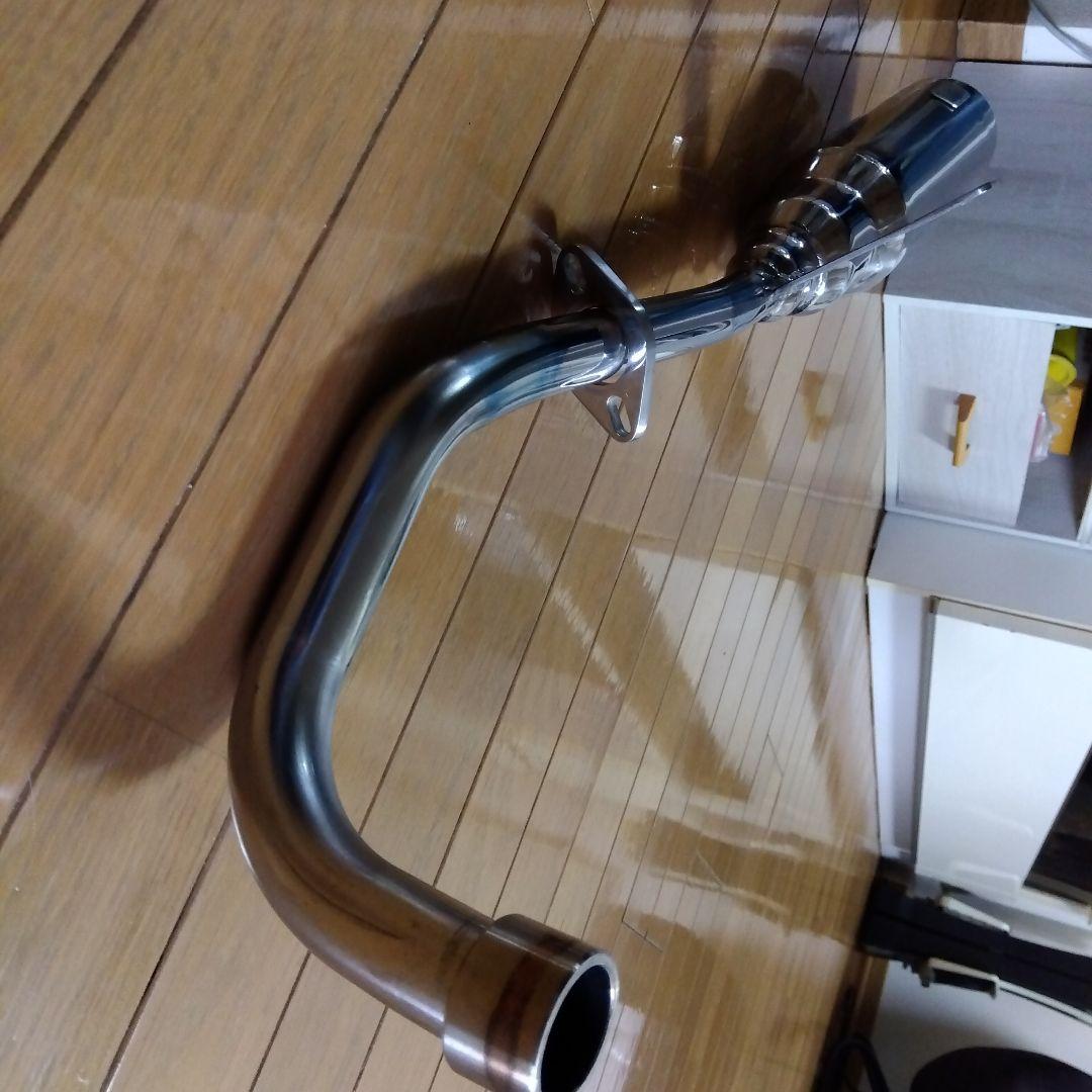 ステンレス製エキゾーストパイプ　スーパーカブ５０用