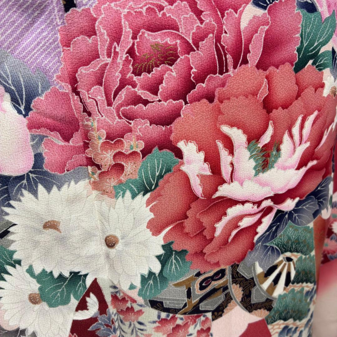 〖ミ様〗【振袖フルセット】+着付小物セット 束ね熨斗 豪華古典柄 7点セット