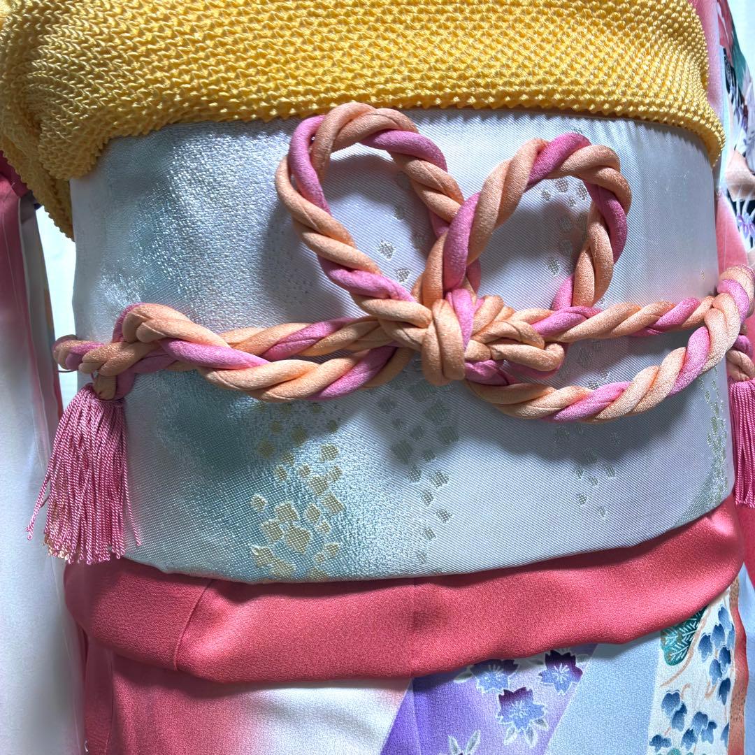 〖ミ様〗【振袖フルセット】+着付小物セット 束ね熨斗 豪華古典柄 7点セット