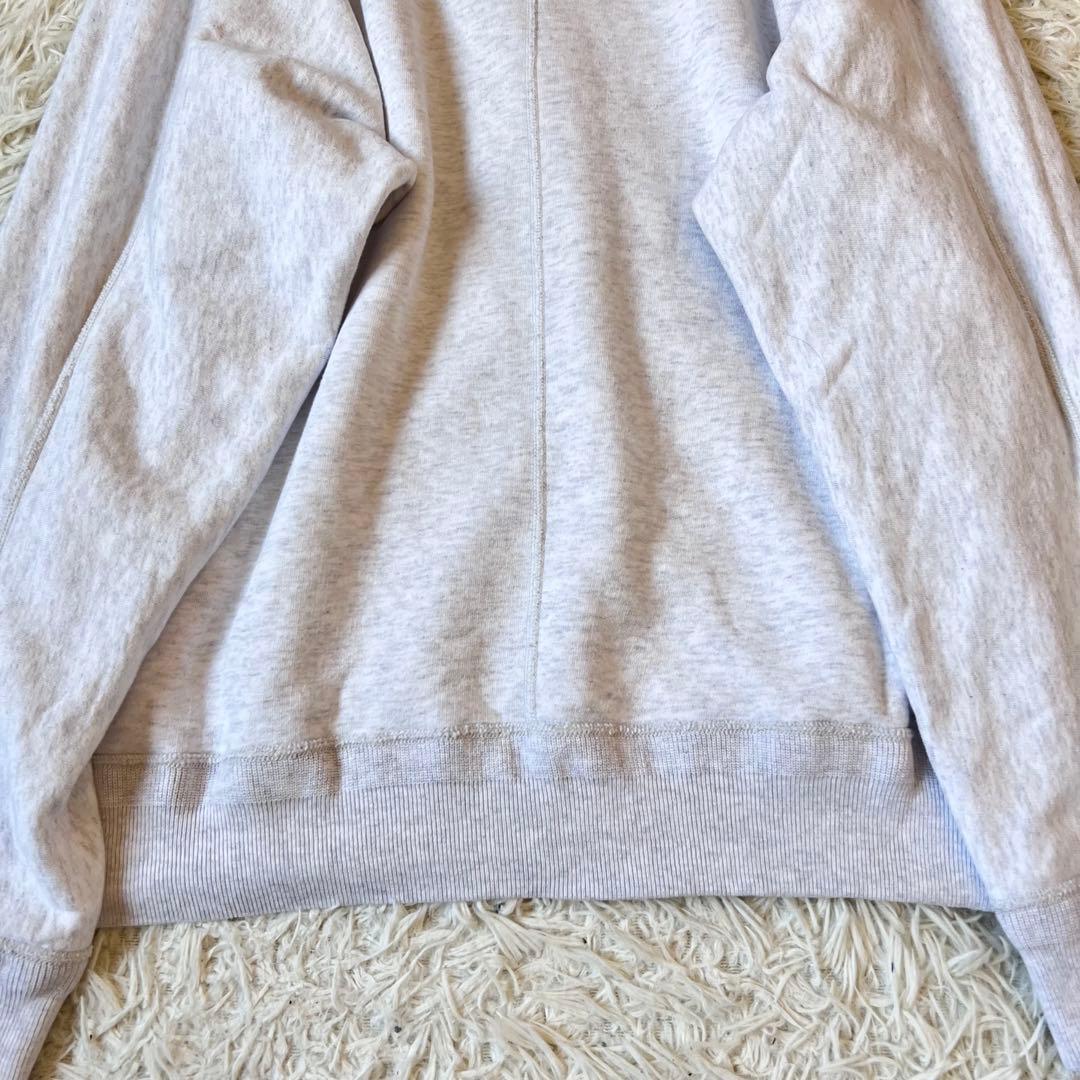 BLAMINK ブラミンク 吊 裏毛 ロゴ ロング スリーブ スウェット グレー