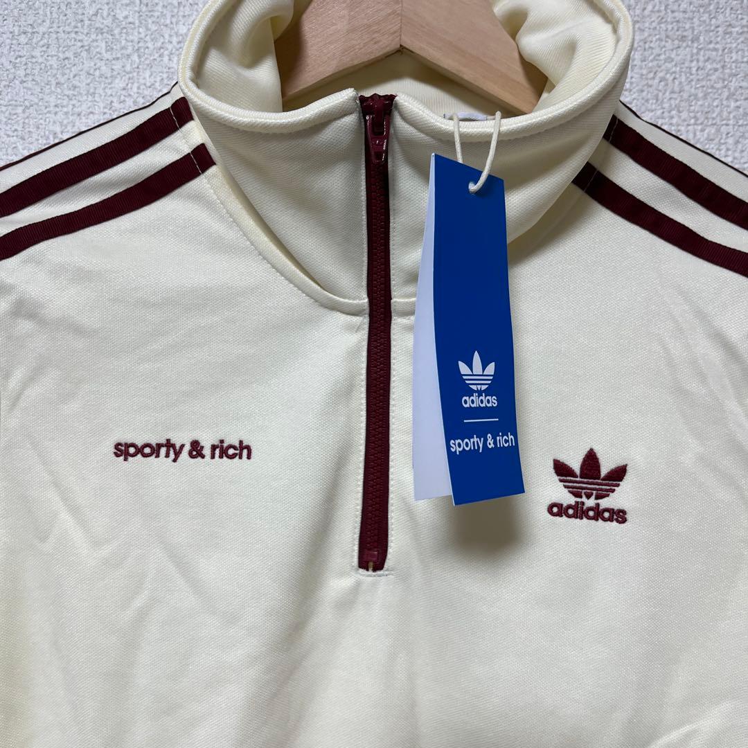 新品 ADIDAS sporty&rich ハーフジップ ジャージ XS