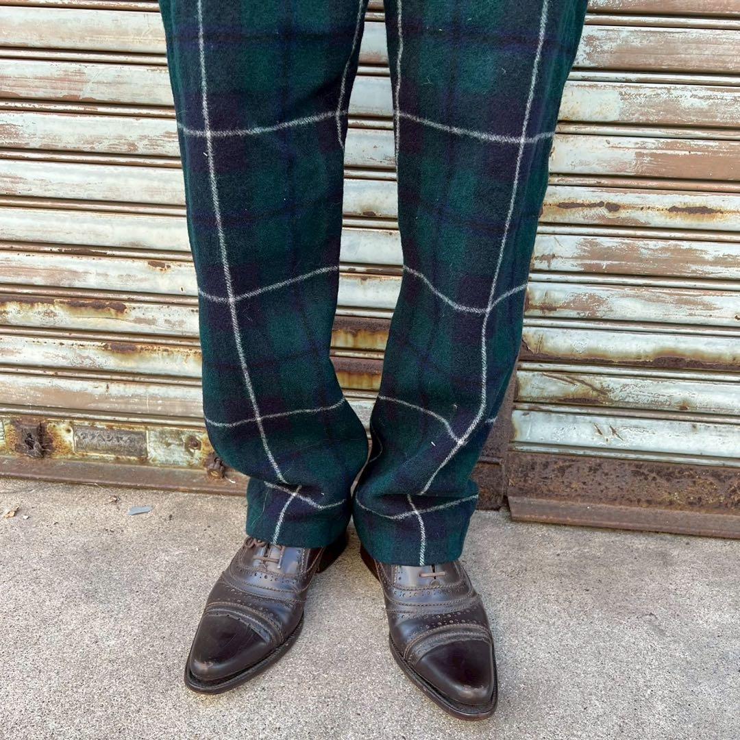 美品 60s スコットランド軍 実物 セレモニーパンツ イギリス軍 ウールパンツ