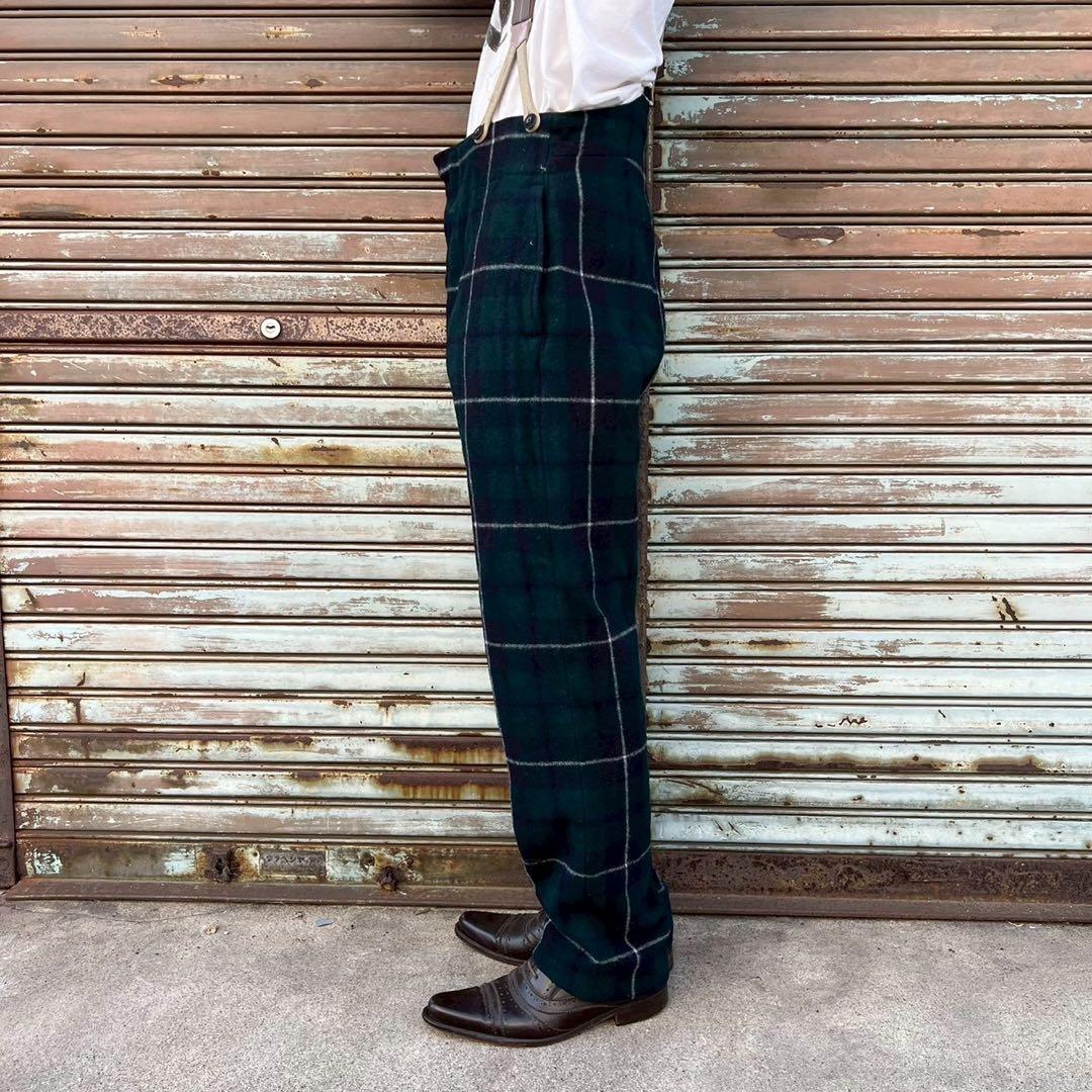 美品 60s スコットランド軍 実物 セレモニーパンツ イギリス軍 ウールパンツ