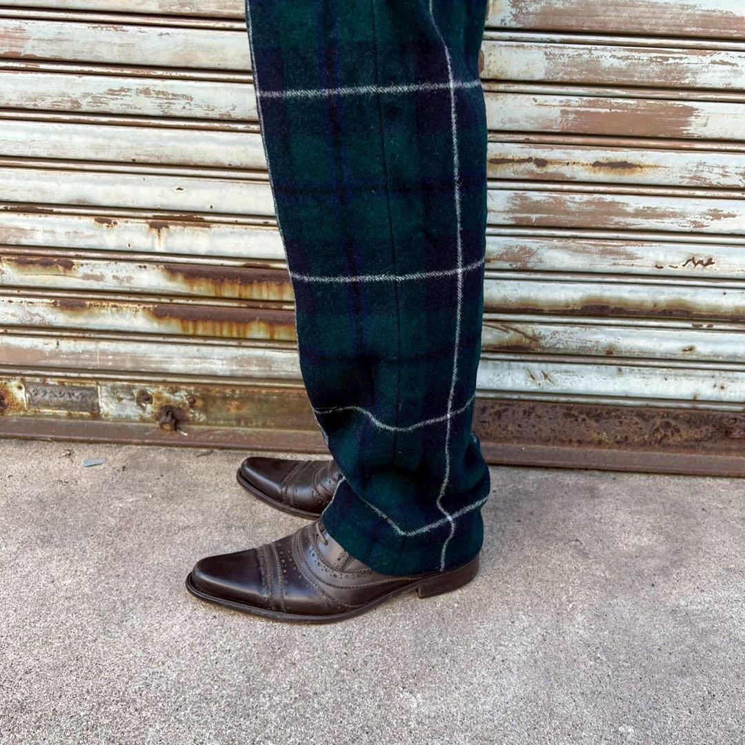 美品 60s スコットランド軍 実物 セレモニーパンツ イギリス軍 ウールパンツ