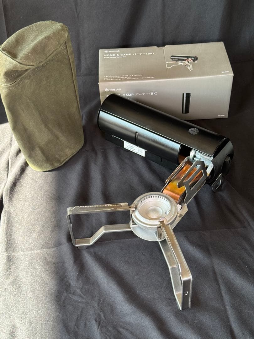  Peak バーナー GS-600 黒　収納袋・バーナーシート付き