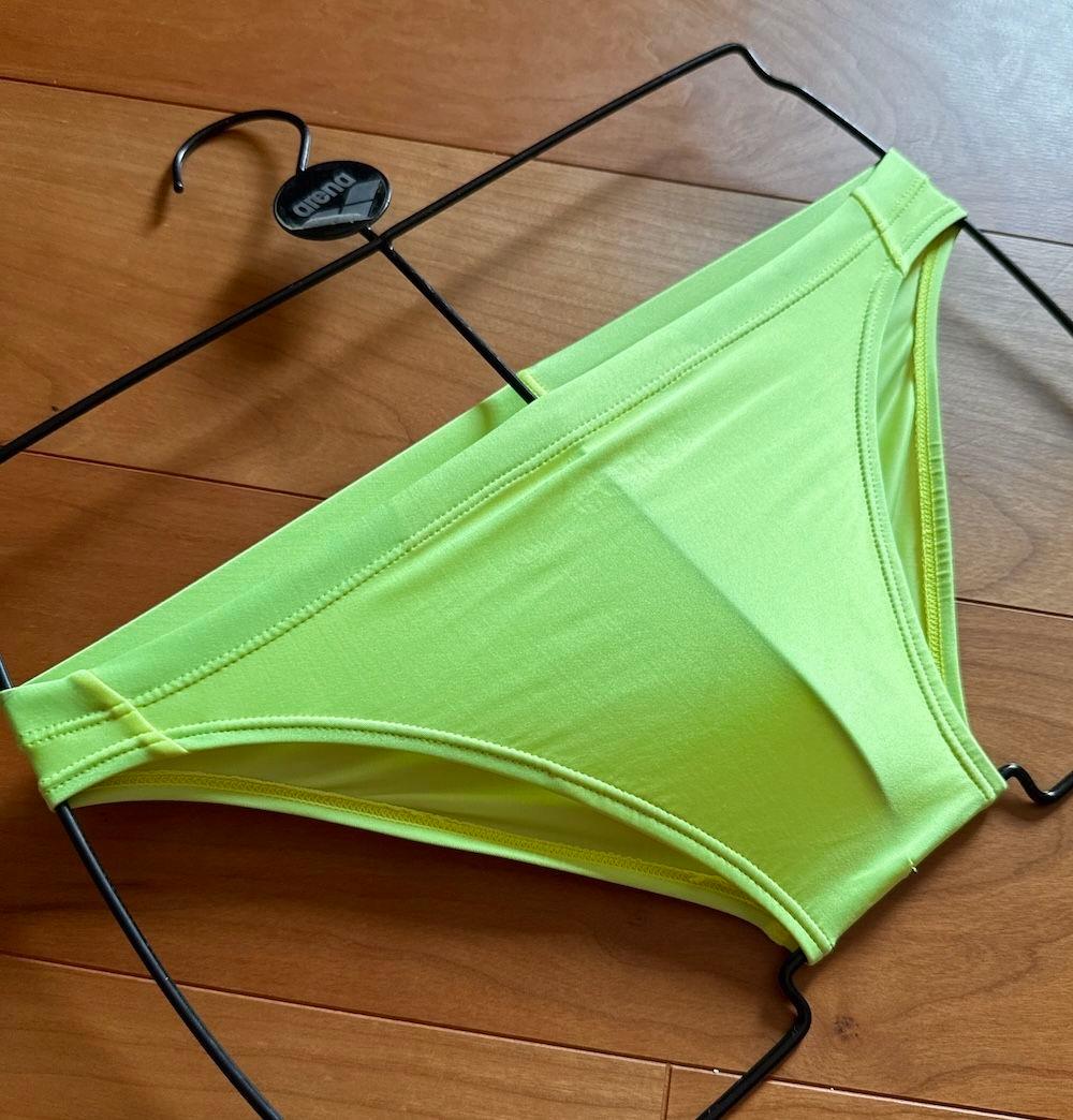 【美品】asics ハイドロCD 蛍光イエロー S ウォーターボーイズ 競パン