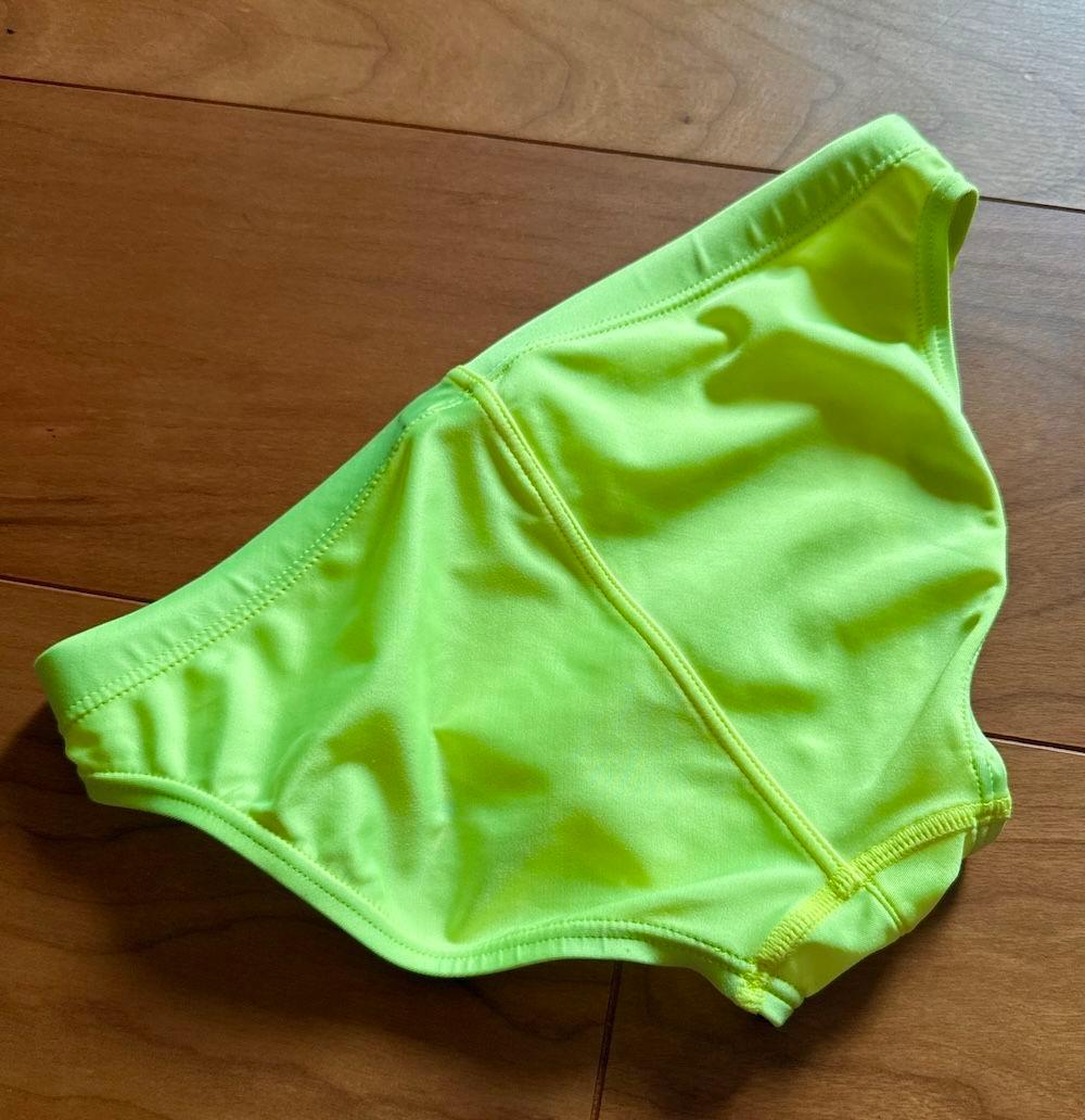 【美品】asics ハイドロCD 蛍光イエロー S ウォーターボーイズ 競パン