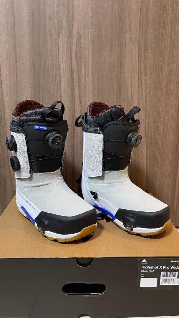 スノーボード BURTON Step On Highshot X Pro White 25.5
