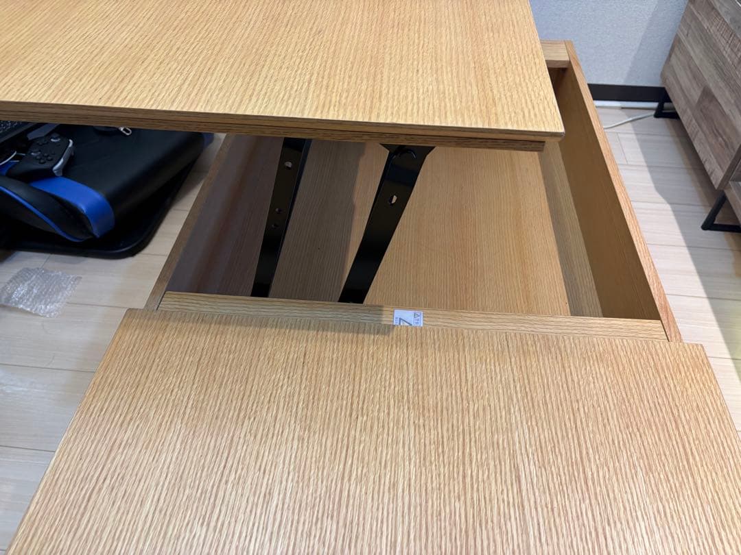 ニトリ　センターテーブル　昇降式　直接引き取り可