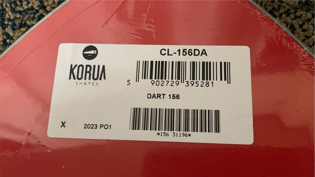 新品■Korua SHAPES DART 156 コルア　シェープス　ダート