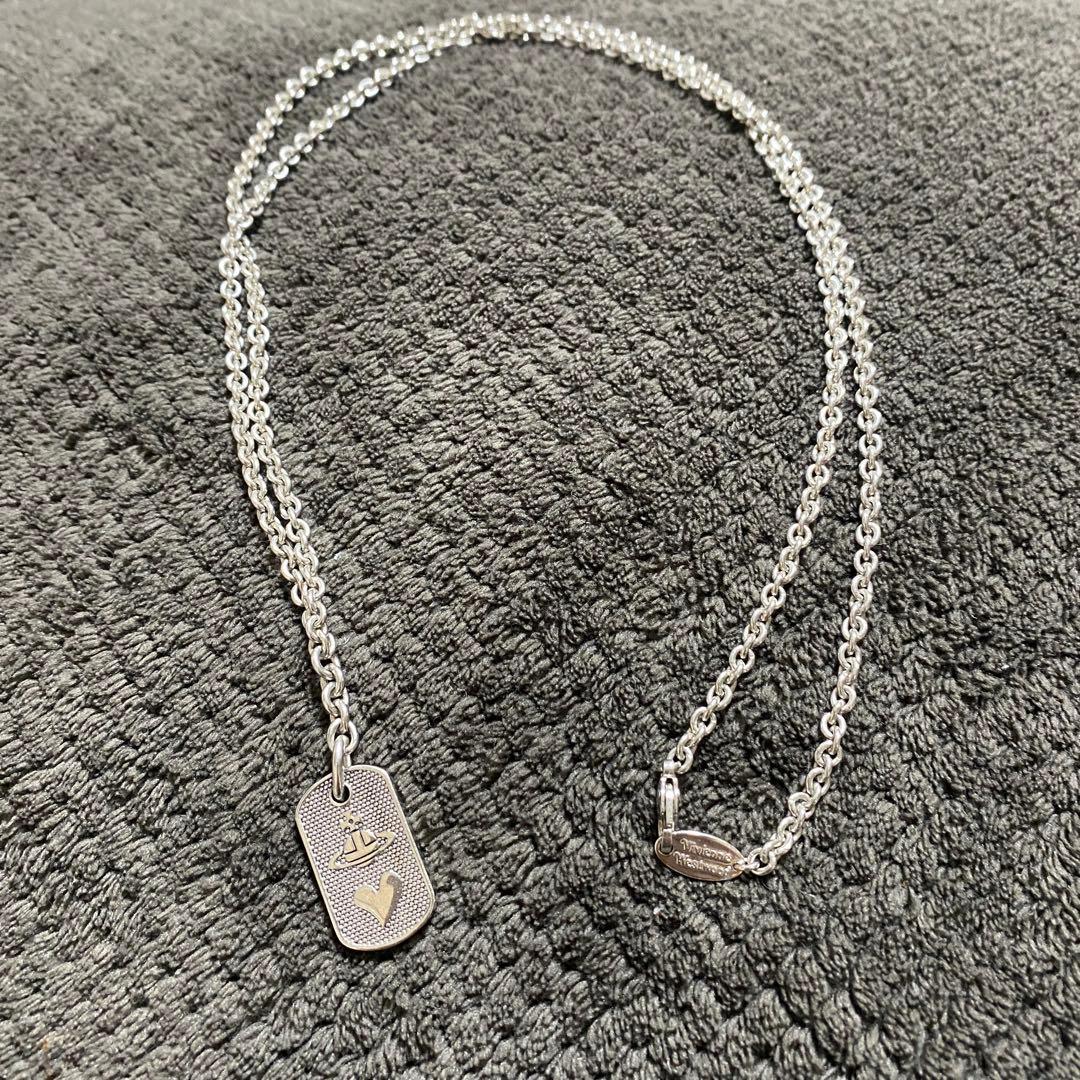 ヴィヴィアン　ドッグタグ　ネックレス