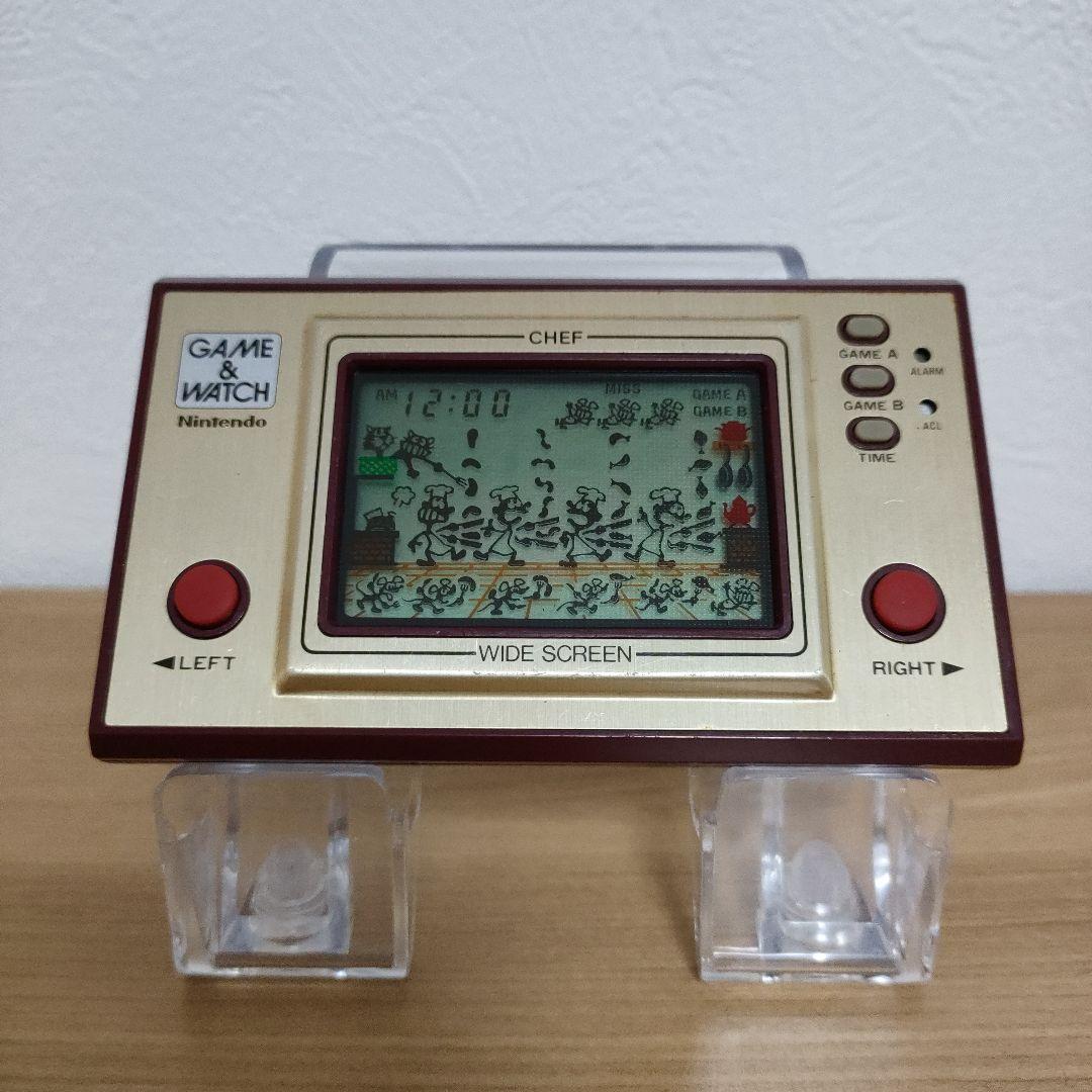 ゲーム＆ウォッチ　シェフ　Nintendo　任天堂ニンテンドー　メンテナンス済み