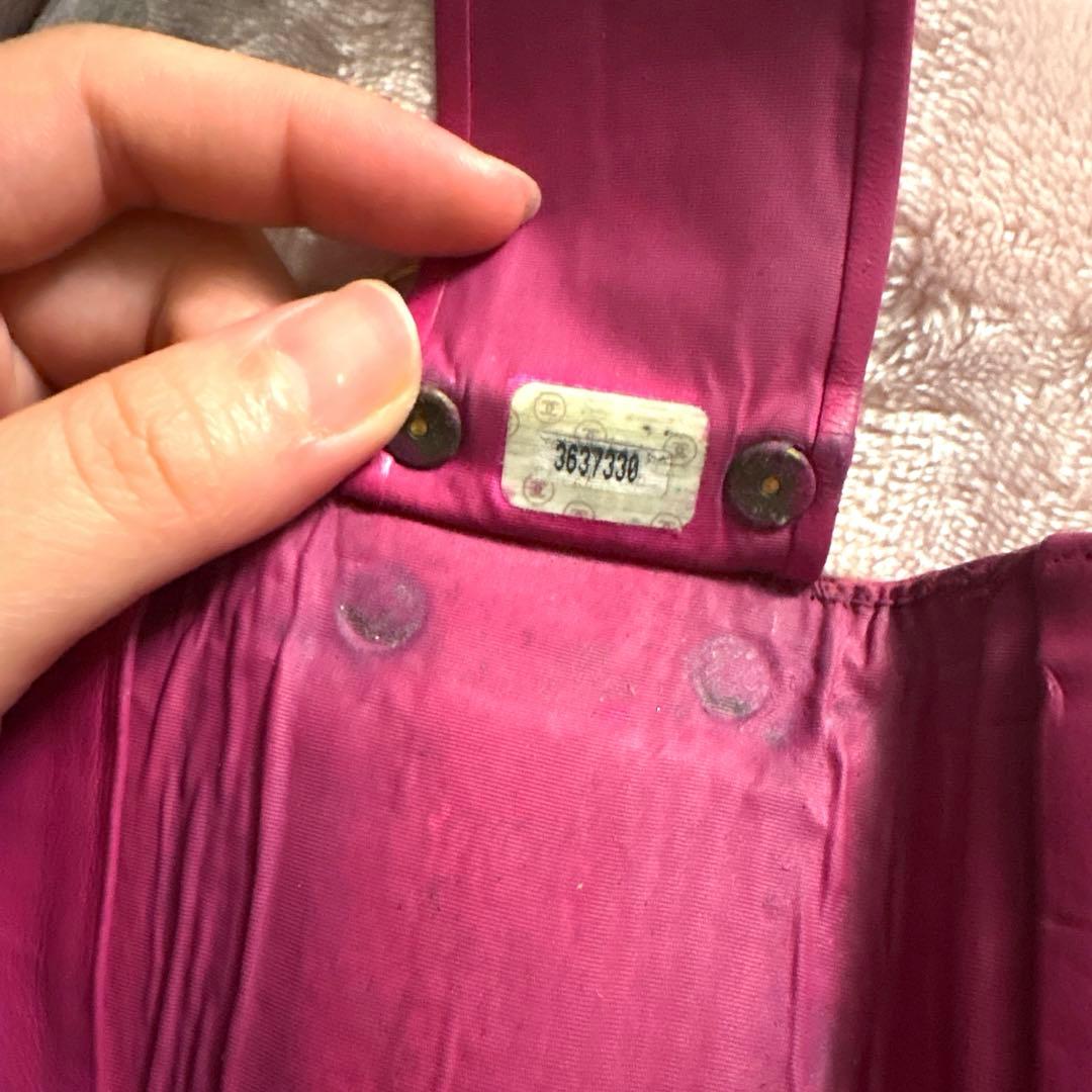 CHANEL レザー キーケース ピンク シャネル