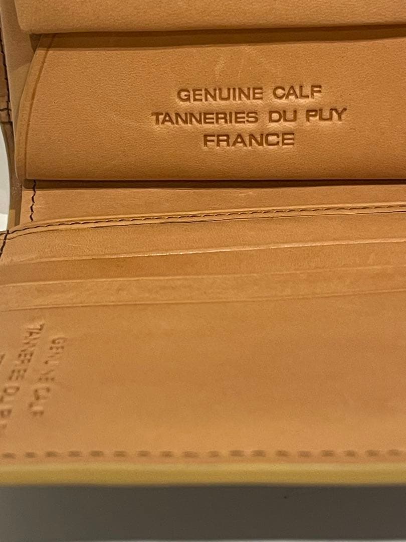 【新品未使用】 WARRANT 本革 二つ折り財布